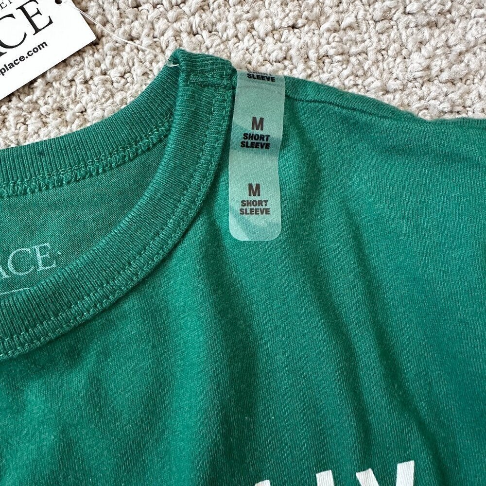 THE CHILDREN'S PLACE BOY'S SHORT SLEEVE PROVEN GENIUS GRAPHIC TEE GREEN M/M-7/8 - Picture 4 of 8